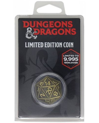 O monedă de colecție FaNaTtiK Games: Dungeons & Dragons - D20 (Limited Edition) - 4