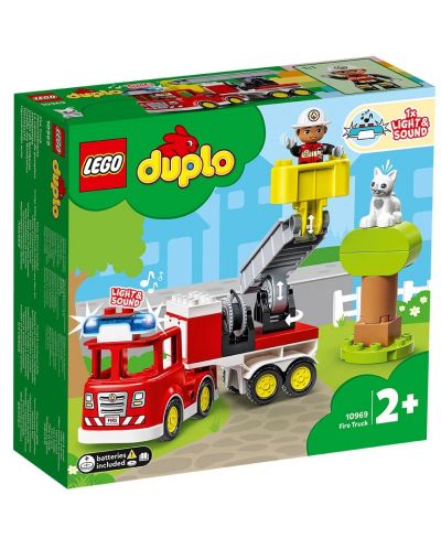 LEGO Duplo Town - Camion de pompieri cu sunete (10969) - 1