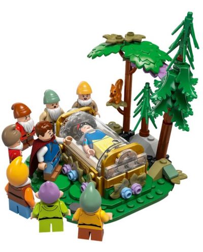 ConstructorLEGO Disney - Cabana Albei ca Zapada si cei sapte pitici (43242) - 3