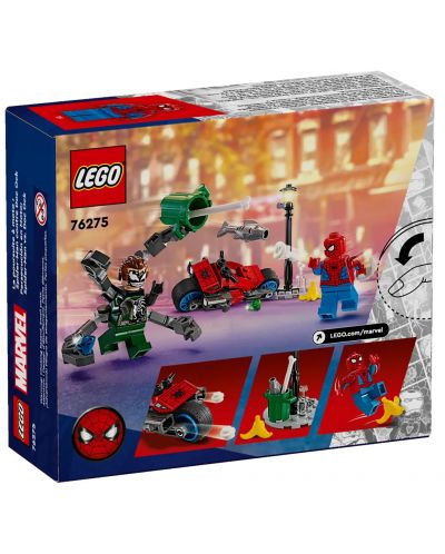 Constructor LEGO Marvel Super Heroes -Motocicletă Chase: Spider-Man vs. Doc Ock (76275) - 7