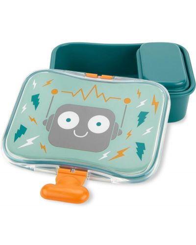 Set de cutii pentru mâncare Skip Hop Spark Style - 2 bucăți, robot - 1