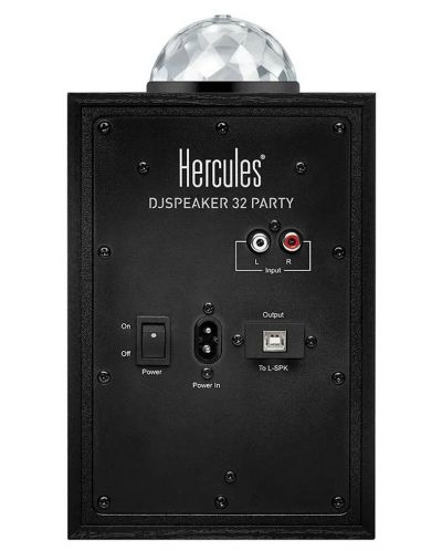 Coloane Hercules - DJSpeaker 32 Party, 2 bucăți, negru - 4