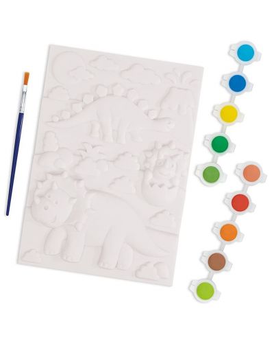 Set de colorat Galt - Imagine de colorat în relief, dinozauri - 5