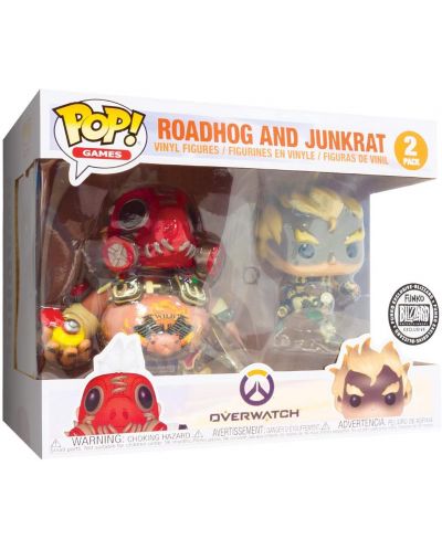 Set figurine Funko POP! Games: Overwatch - Roadhog & Junkrat #2	 - 2