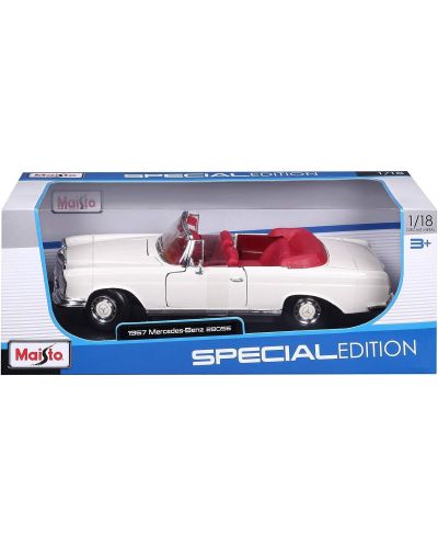 Cart Maisto Special Edition - Mercedes Benz 280SE, Cabrio 1967, 1:18 - 2