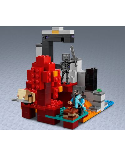 Set de construit Lego Minecraft - Portalul distrus (21172) - 5