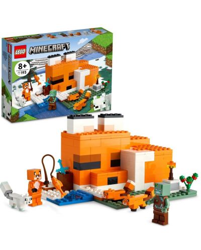 Set constructie Lego Minecraft - Vizuina vulpilor (21178) - 2