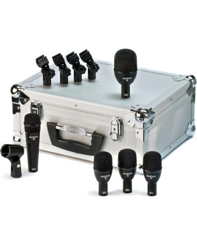 Set de microfoane pentru tobe AUDIX - FP5, 5 bucăți, negru - 3