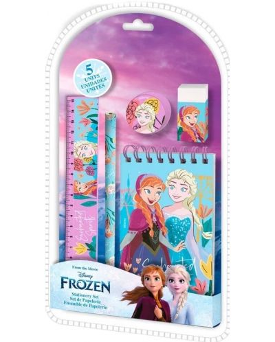 Licențiere pentru copii - Set școlar de 5 piese Frozen Enchanted Spirits - 1