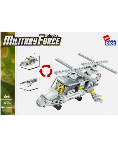 Constructor Alleblox Military Force - Elicopter, 179 piese - 7