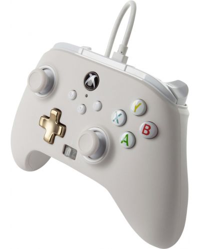 Controller PowerA - Enhanced, pentru Xbox One/Series X/S, White Mist - 3