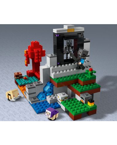 Set de construit Lego Minecraft - Portalul distrus (21172) - 4