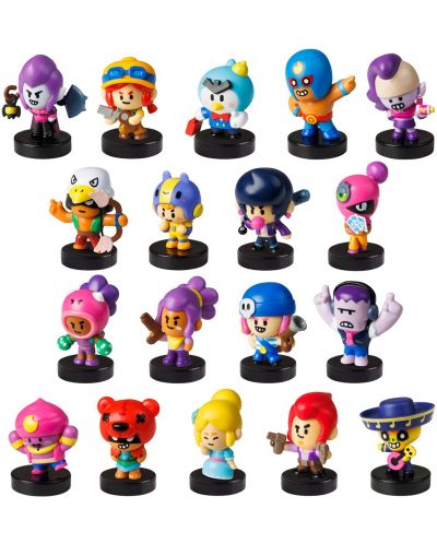 Set mini figurine P.M.I. Games: Brawl Stars - 12 Pack Deluxe Box Stampers (асортимент) - 2