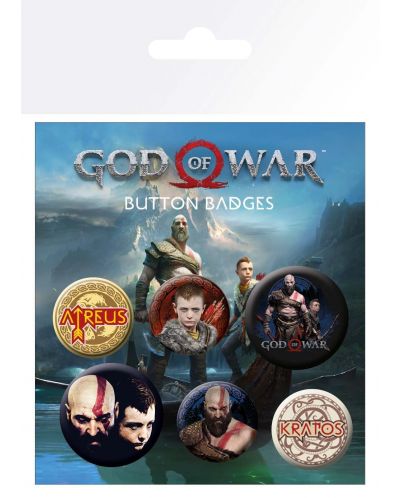 Set insigne GB eye Games: God Of War - Characters - 1