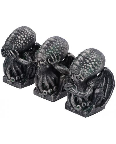 Set de figurine Nemesis Now Books: Cthulhu - Three Wise Cthulhu, 7 cm - 2