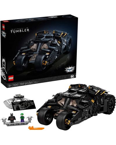 Constructor Lego DC Batman The Dark Knight Trilogy - Batmobile Tumbler (76240) - 3