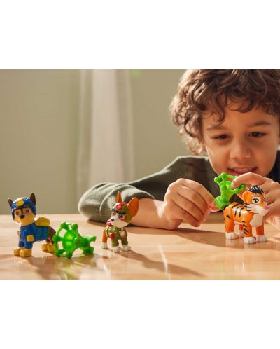 set de figuri  Spin Master Paw Patrol Jungle Pups - Chase și Tracker - 3