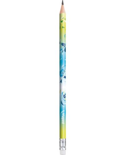 Set creioane cu radiera Maped Mini Cute - HB, 12 buc. - 3