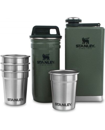 Shot glass set Stanley - Pre-Party, Flask, 4 buc. pahare, verde - 1