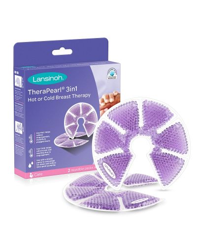 Lansinoh Breast Therapy Kit - TheraPearl, 3 în 1 - 1