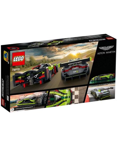 Constructor Lego Speed Champions - Aston Martin Valkyrie AMR Pro si Vantage GT3 (76910)	 - 2