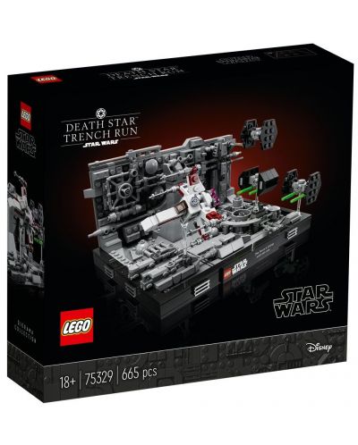 Constructor Lego Star Wars - Diorama pentru zborul Steaua Mortii (75329) - 1