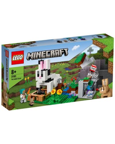 Constructor Lego Minecraft - Ferma de iepuri (21181) - 1