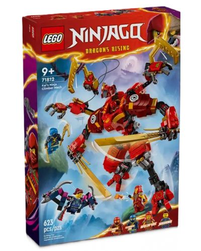 Constructor LEGO Ninjago - Robotul ninja alpinist al lui Kai (71812) - 1