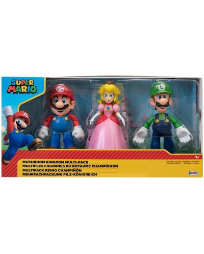 Set figurine de acțiune Jakks Pacific - Super Mario, 3 buc - 5