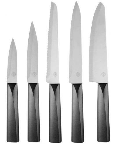 Set de cuțite MasterChef - Japanese Style, 5 buc, negru - 1