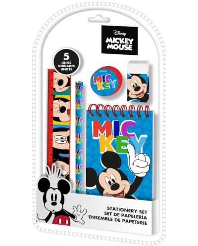Kids Licensing - Set școlar de 5 piese Mickey - 1