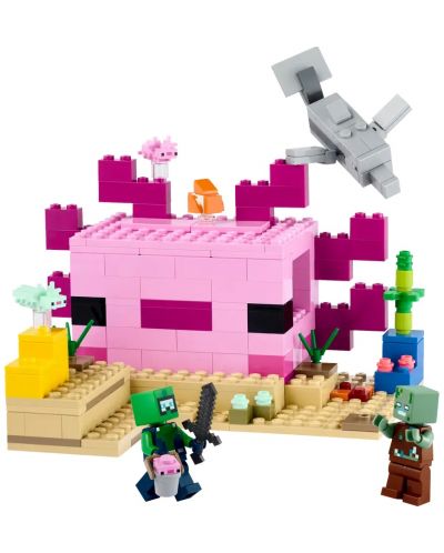 Constructor LEGO Minecraft - Casa Axolotl (21247) - 2