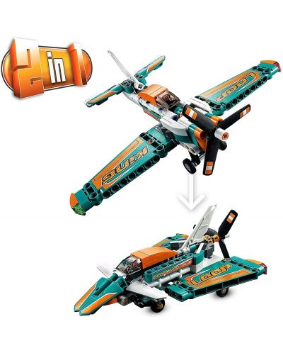 Set de construit Lego Technic - Avion pentru intreceri (42117) - 3
