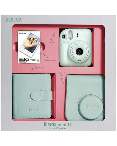 Set Fujifilm - instax mini 12 Bundle Box, Mint Green - 1