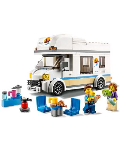 Set de construit Lego City Great Vehicles - Camper pentru vacanta (60283) - 5