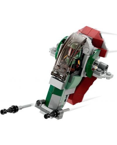Constructor LEGO Star Wars - Nava lui Boba Fett, Microfighter (75344) - 4