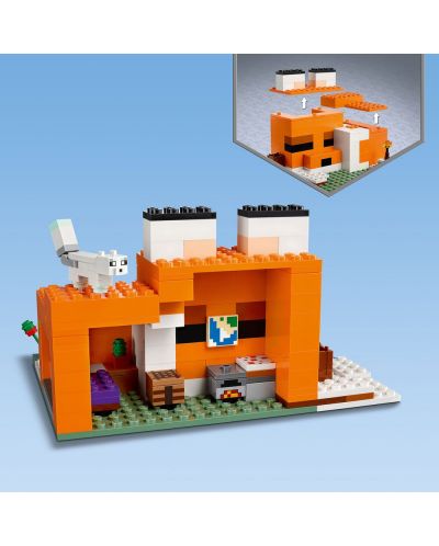 Set constructie Lego Minecraft - Vizuina vulpilor (21178) - 3