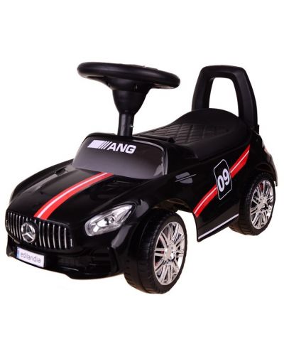 Mașină de călărie Baby Mix - Racer, neagră - 1