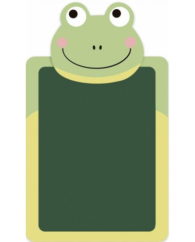Tablă de desen și set de cretă colorată Apli Kids - Frog - 1