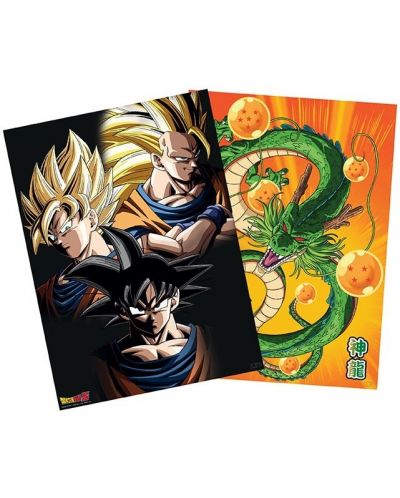 GB eye Animation: Dragon Ball Z - Goku & Shenron Mini Poster Set - 1