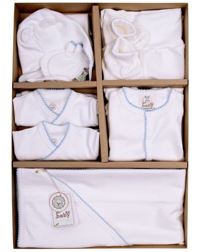 Set maternitate pentru bebeluşi Bio Baby - 50 cm, 0-1 luni, 9 piese - 1