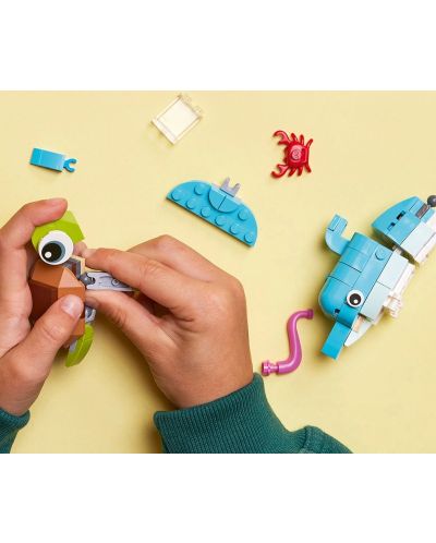 Constructor Lego Creator - Delfin si broasca testoasa (31128)	 - 7