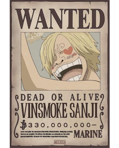 GB eye Animation: One Piece - Zoro & Sanji Wanted Postere (Seria 1) - 3