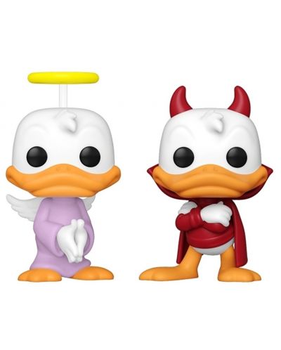 Set figurine Funko POP! Disney: Donald Duck - Donald's Shoulder Angel & Devil (Limited Edition) - 1