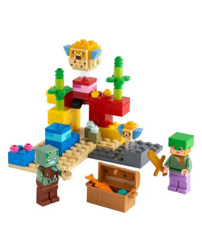 Set de construit Lego Minecraft - Recif de corali (21164) - 3