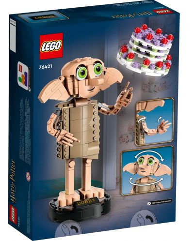 Constructor LEGO Harry Potter - Dobby spiritul casei (76421) - 2