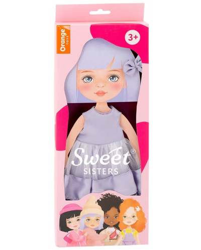 Orange Toys Sweet Sisters Sweet Sisters Set de îmbrăcăminte pentru păpuși - Rochie mov - 1