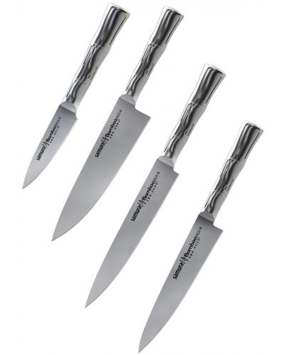 Set de 4 cuțite cu suport Samura - Bamboo - 2