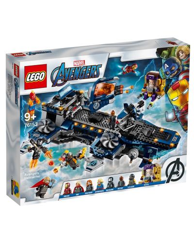 Constructor Lego Marvel Super Heroes - Elicopter transportor Avengers (76153) - 1