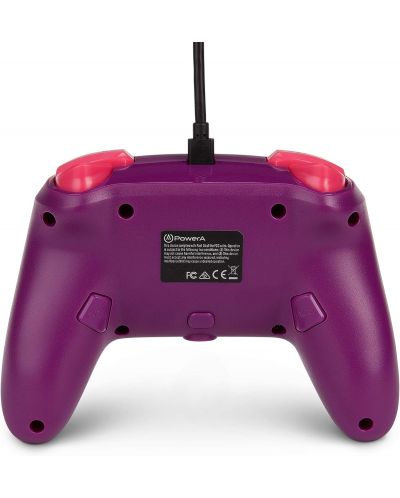 Controller PowerA - Enhanced, cu fir, Fantasy Fade Red (Nintendo Switch) - 2